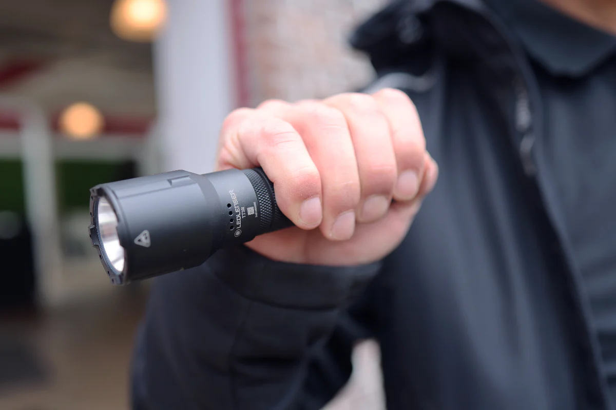 Ledlenser - TT3R Professional Tactical Flashlight | 1900 Lumens Dual-Beam with Red & Blue Light