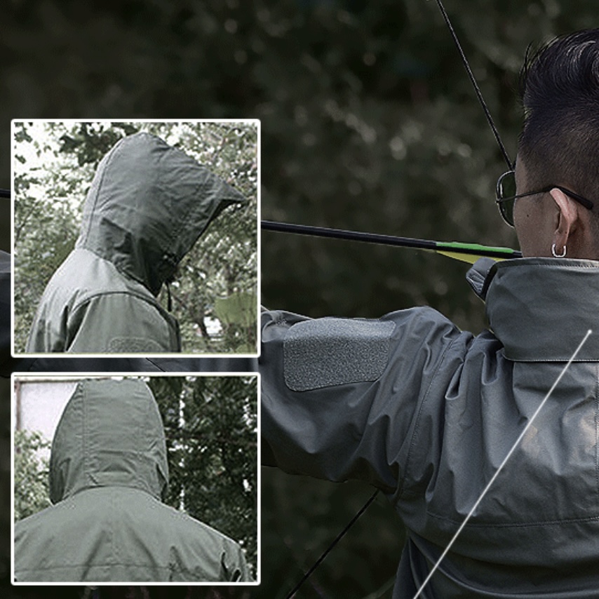 Black Stealth - Tactical Stormproof Wind Breaker Jacket