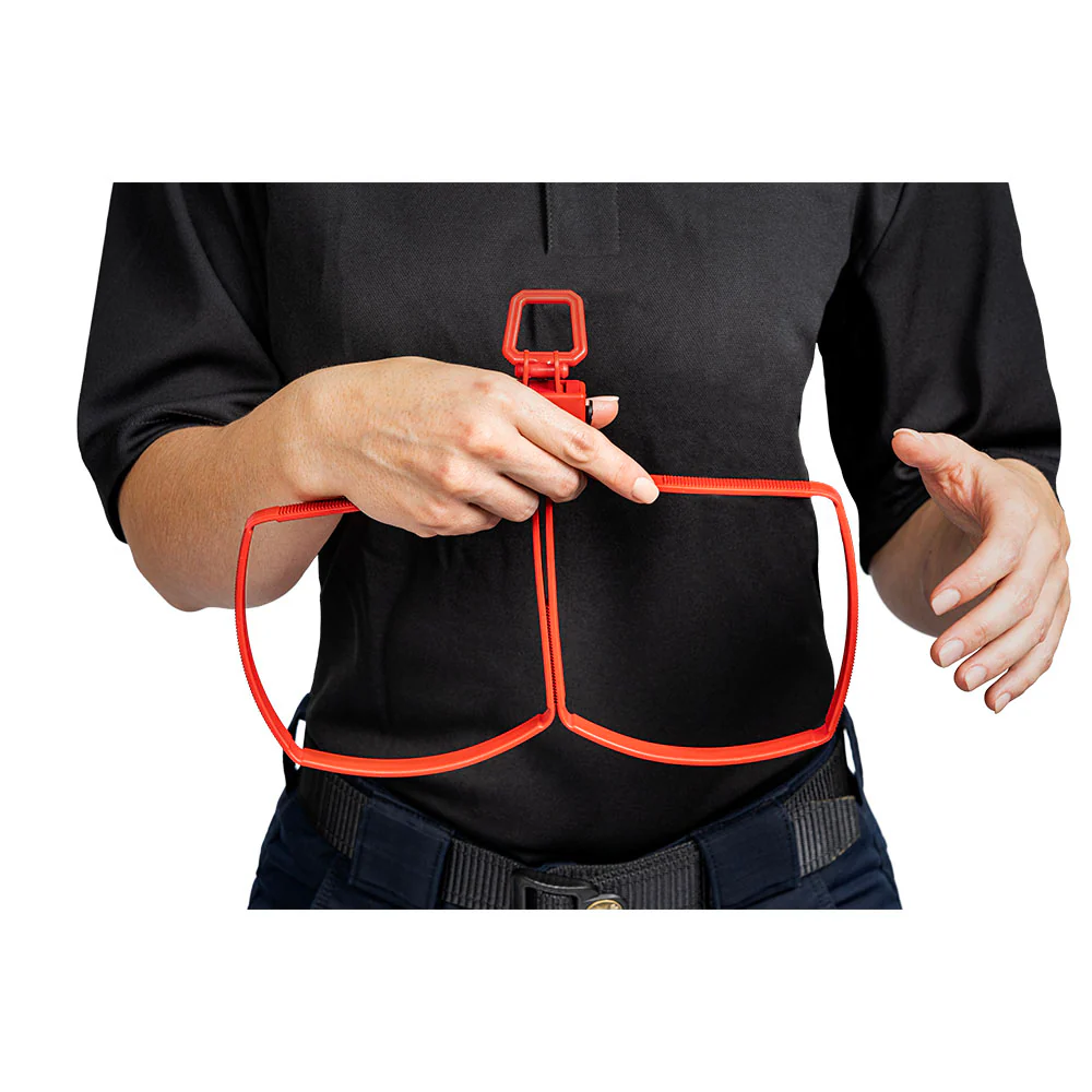 ASP - Tri-Fold Restraint Hand Cuff (Trainer) Red