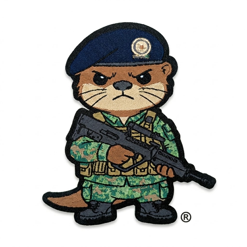 Woven Patch - Warrant Officer Dobhar-chú™ in SAF Support Uniform