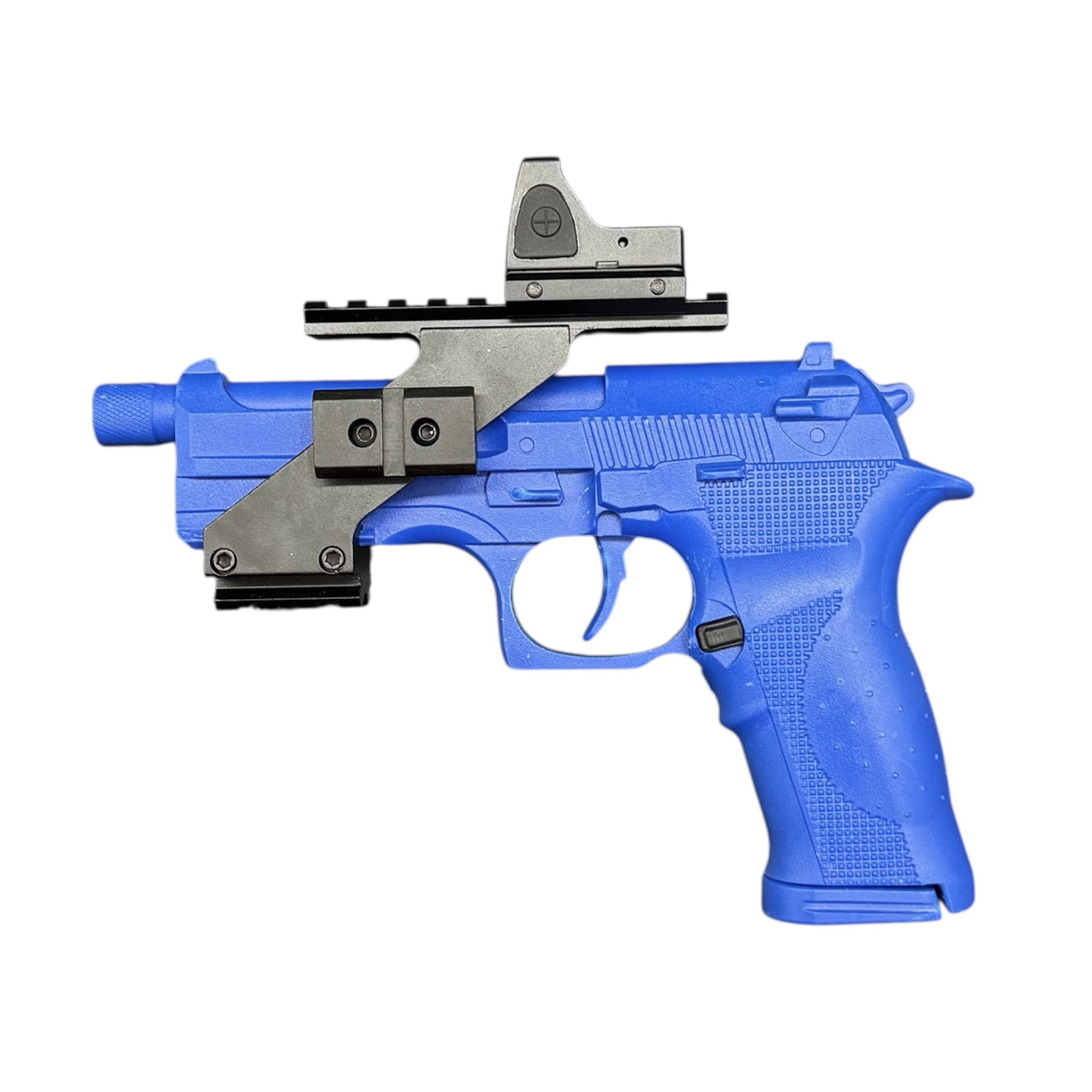 Pistol Rail Scope, Laser & Light Mounting System