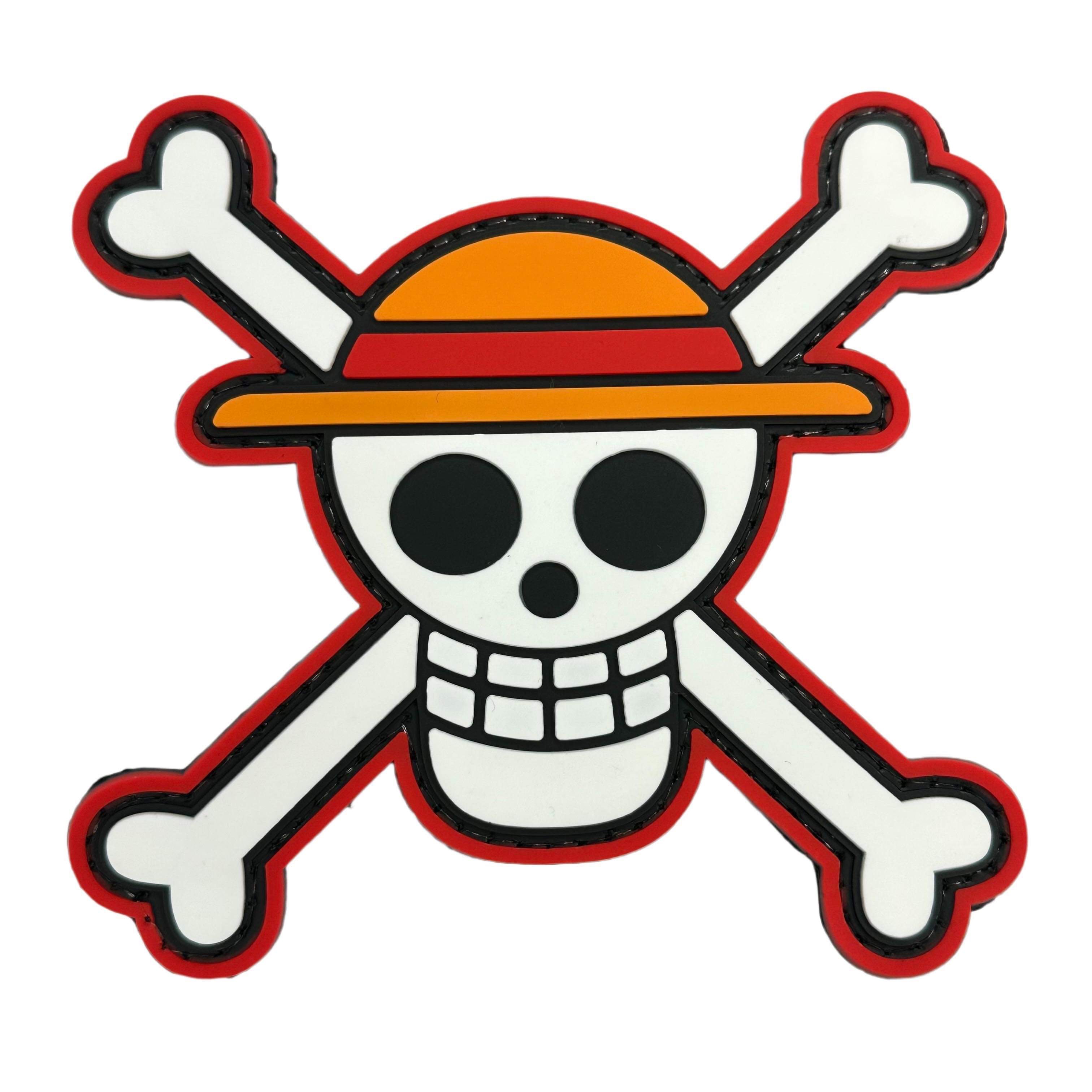 Rubber Patch - One Piece Jolly Roger flag of the Straw Hat Pirates