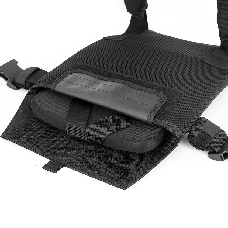 Black Stealth - Tactical Sentry Plate Carrier Vest