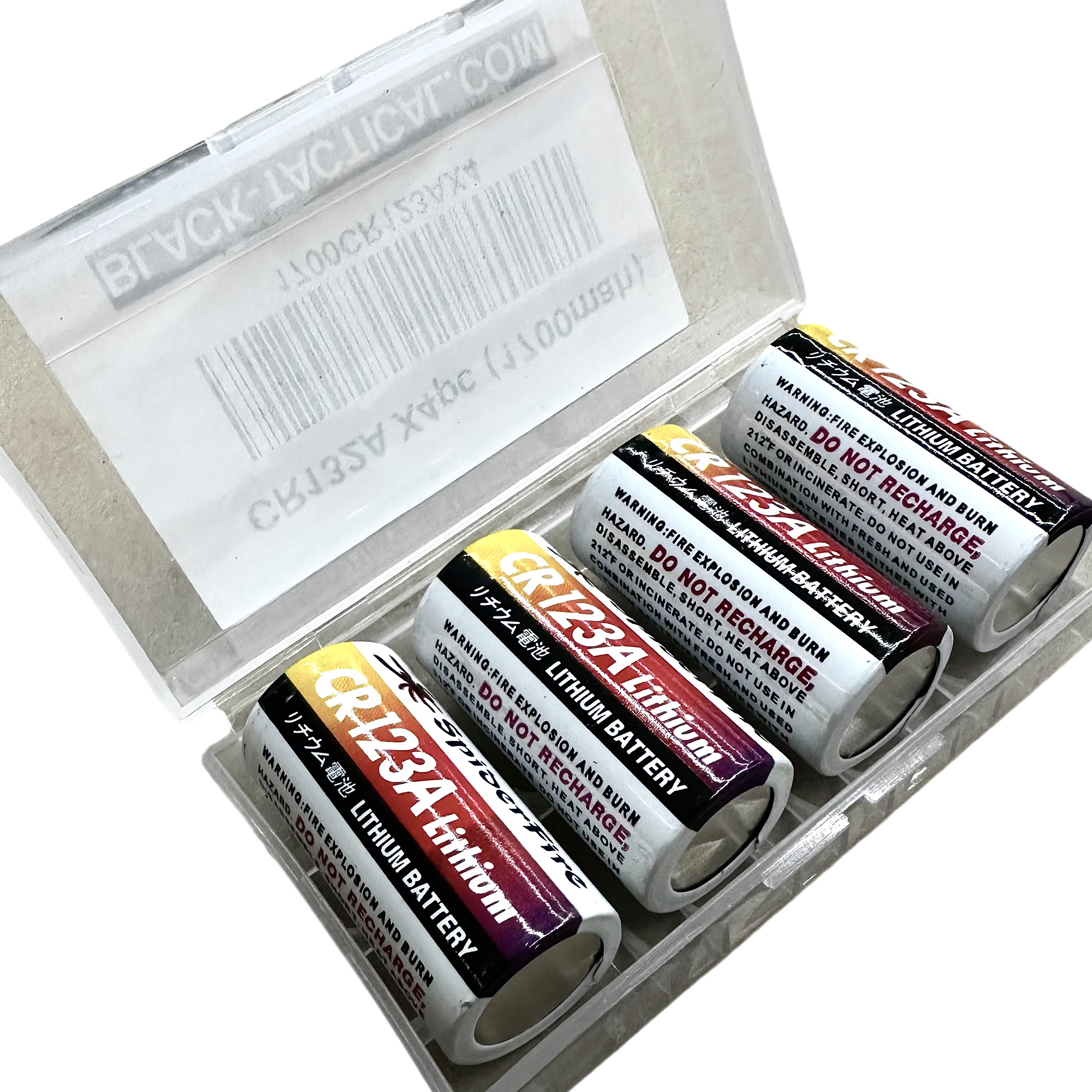 CR123A 3V Lithium Battery 1700mah (4pcs)