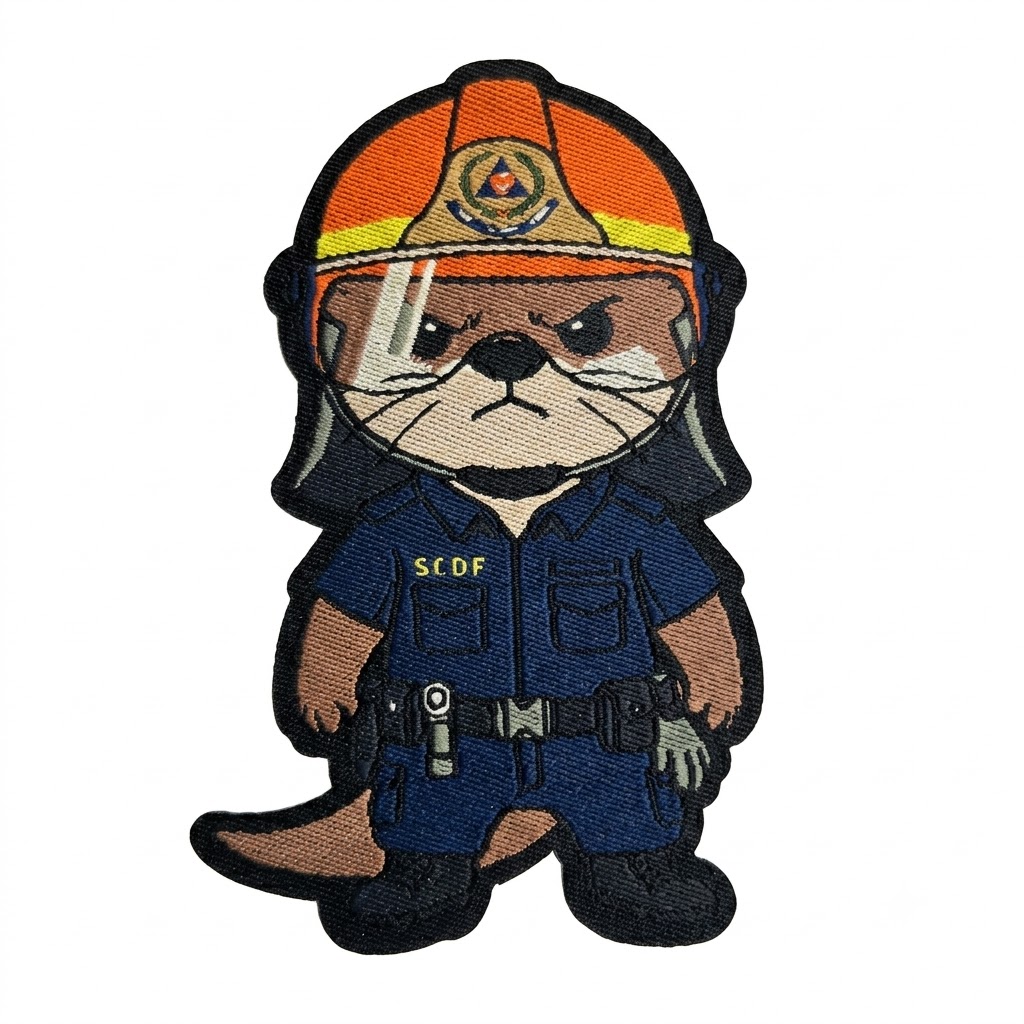Woven Patch - Warrant Officer Dobhar-chú™ in SCDF Uniform