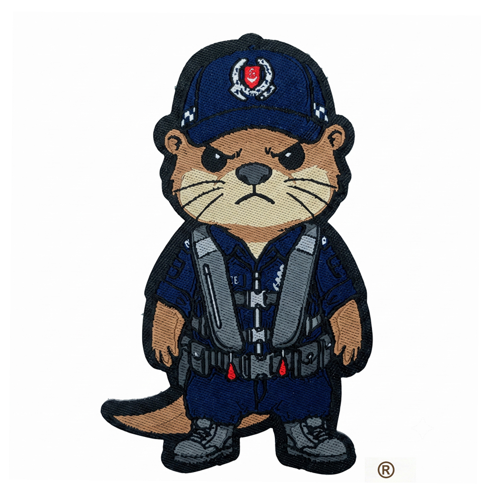 Woven Patch - Warrant Officer Dobhar-chú™ in SPF Police Coast Guard Uniform