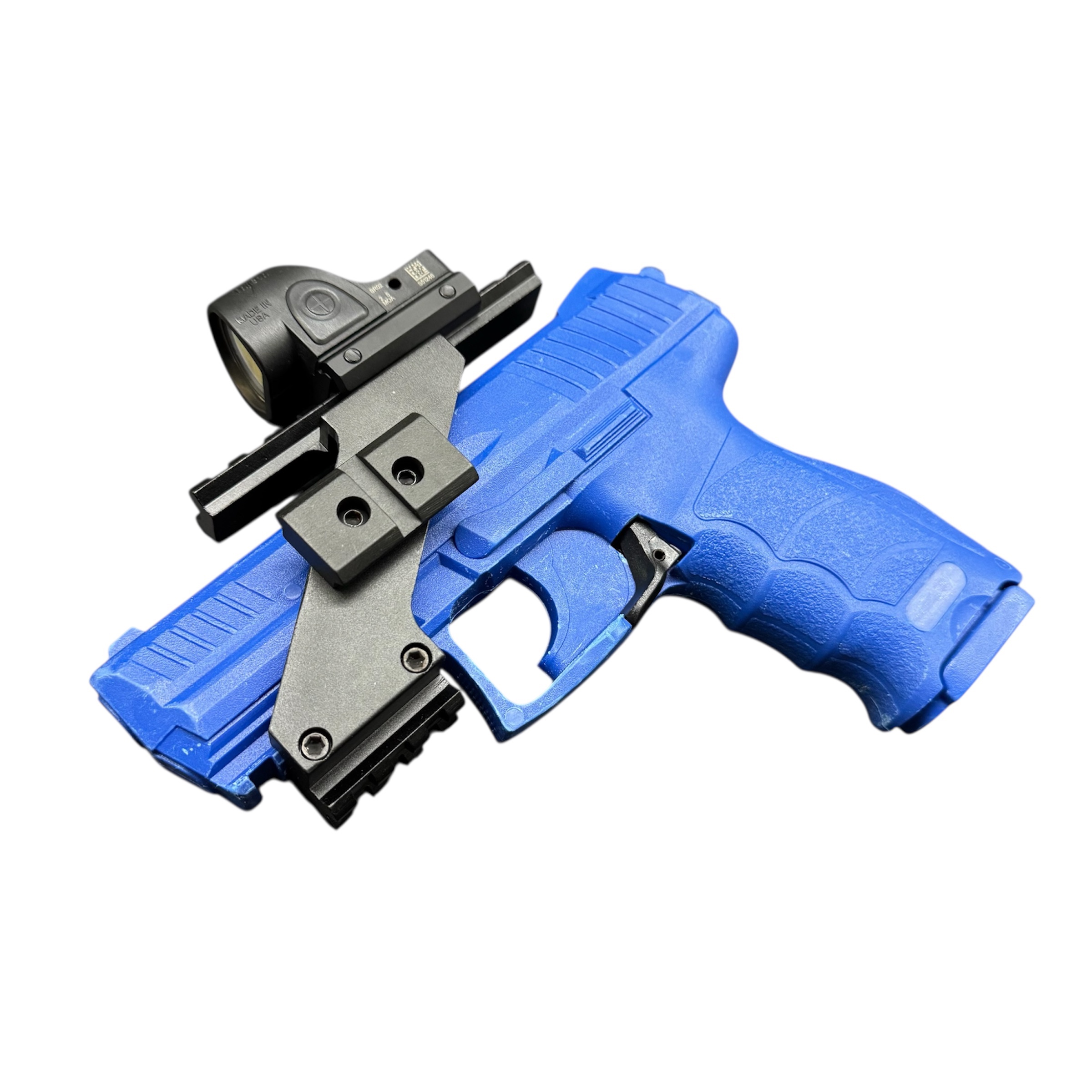 Pistol Rail Scope, Laser & Light Mounting System