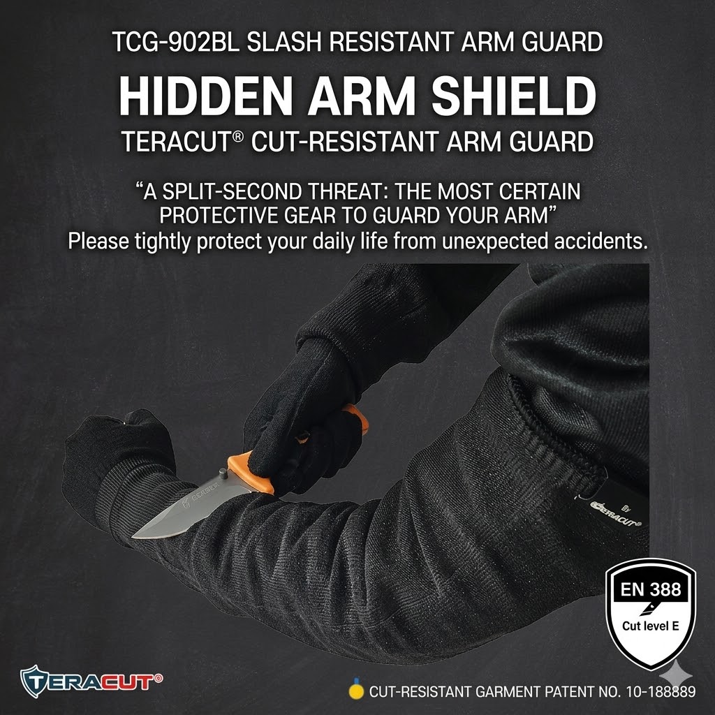 TERACUT - Cut Proof Arm Guard Sleeves (TCG-902BL)
