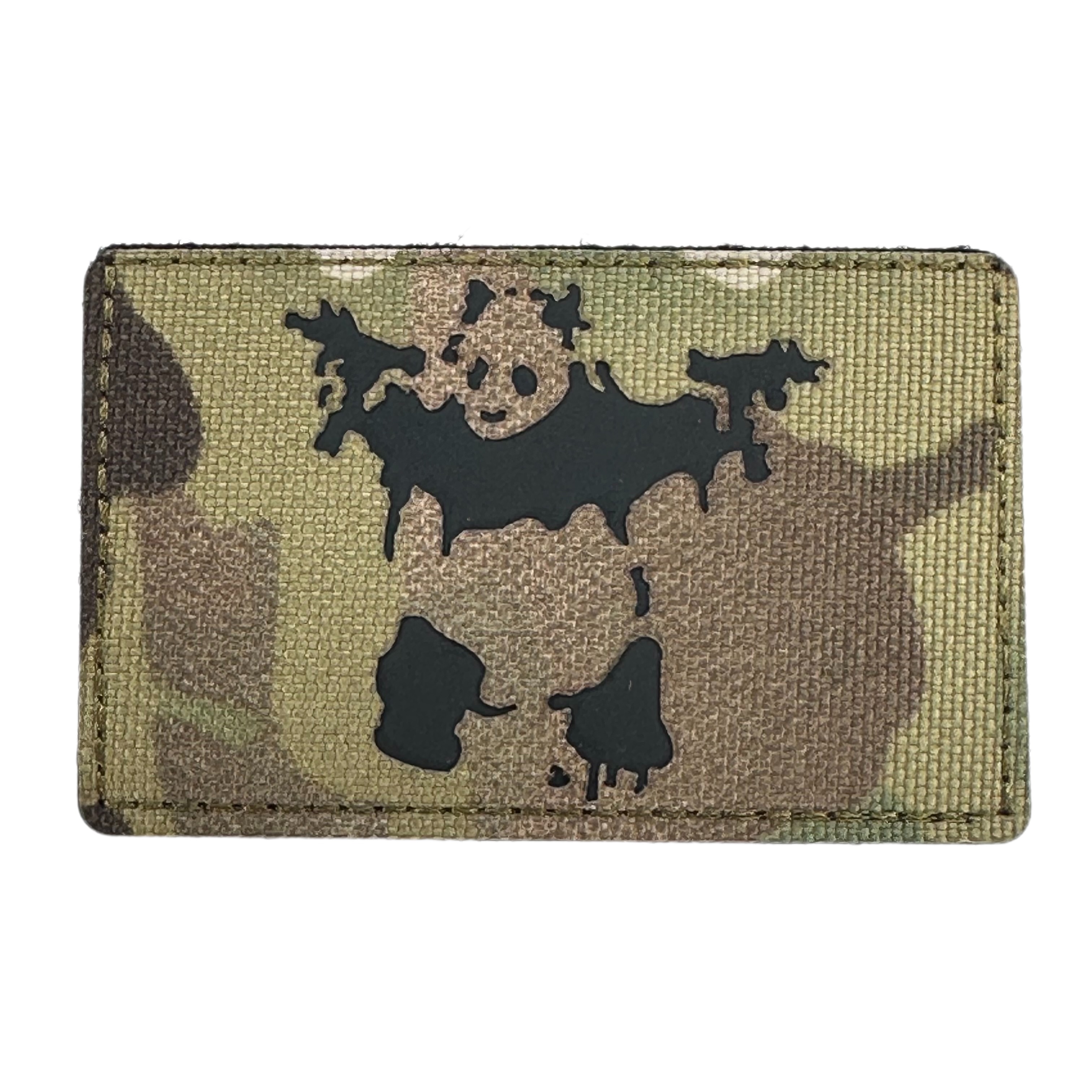 Laser Cut Patch - Reflective MAC Akimbo Panda Multicam