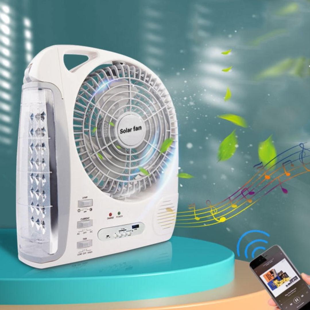 N283 6 IN 1 Rechargeable Fan with LED Lamp 