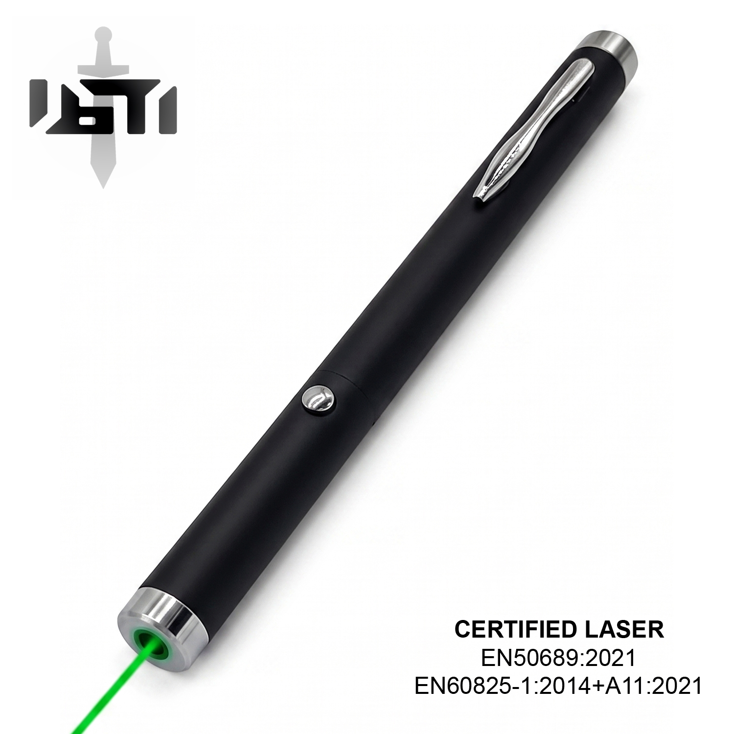 Black Stealth - Professional Laser Pointer (Certified IEC 60825 APC)
