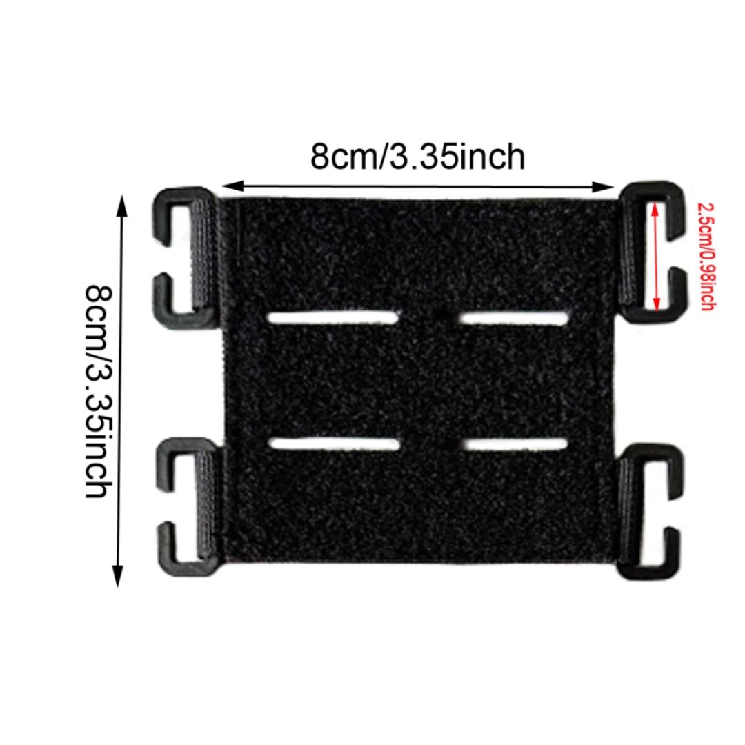Velcro Patch Slip Hook Square Panel for MOLLE System