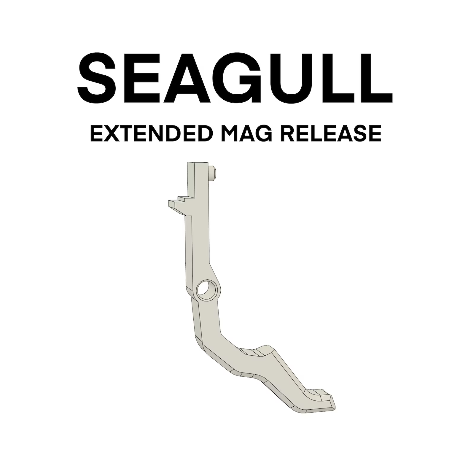 Zaurko Blasters - Seagull Extended Mag Release (PLA+)