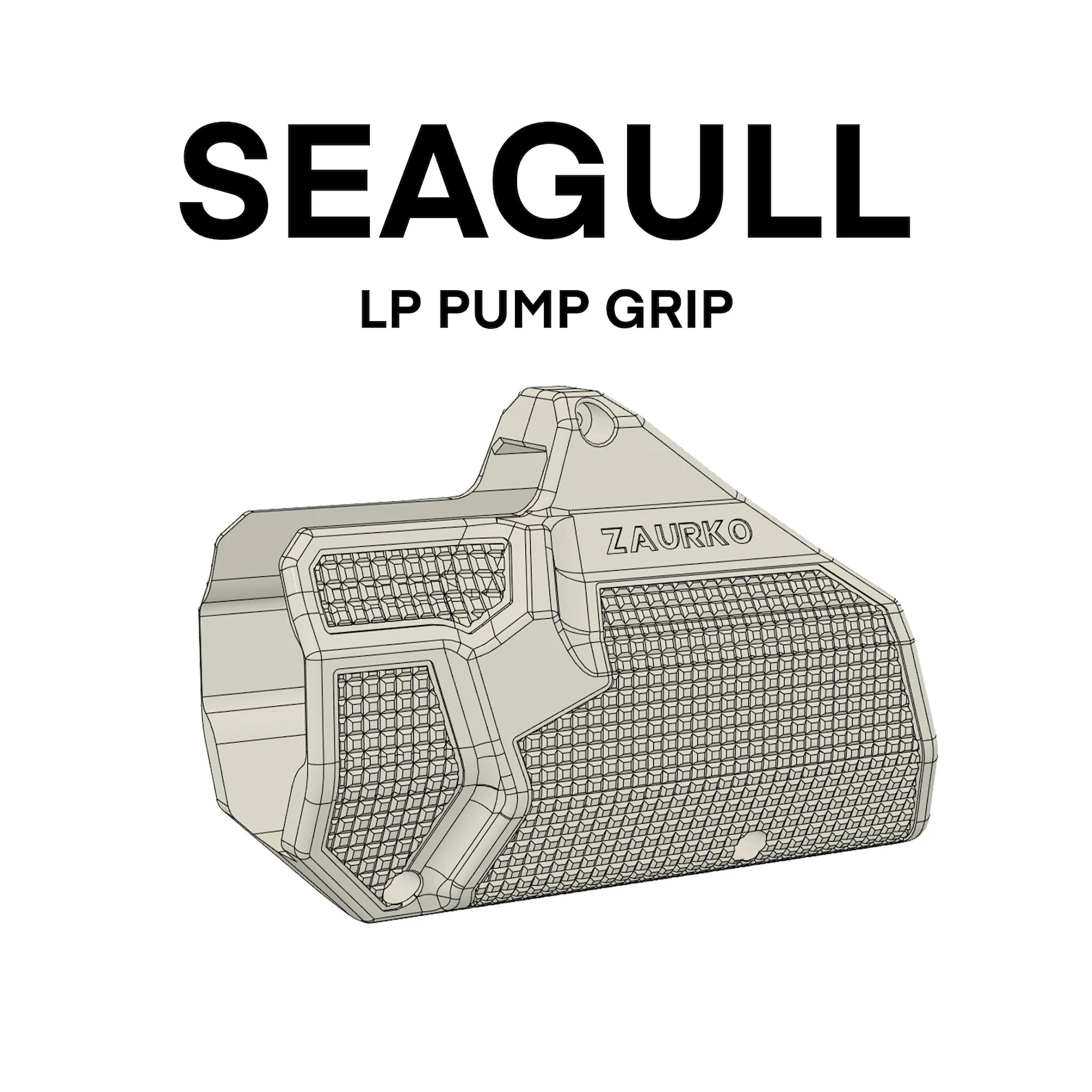 Zaurko Blasters - Seagull Low Profile Priming Grip