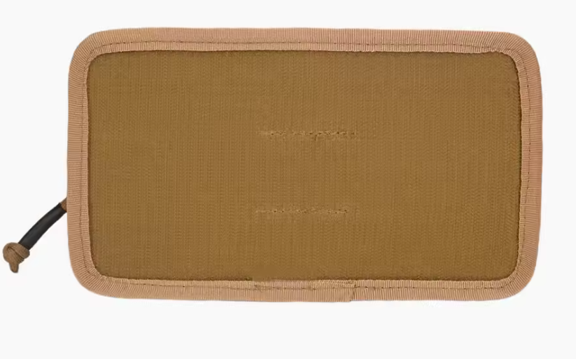 Black Stealth - Hook-Backed Mesh Utility Pouch Insert (9" x 5")