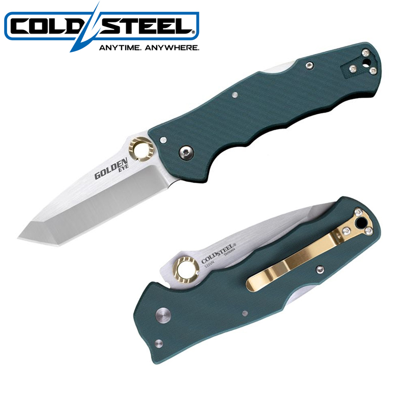 Cold Steel - Golden Eye Tanto Folder Blade-Forest Green