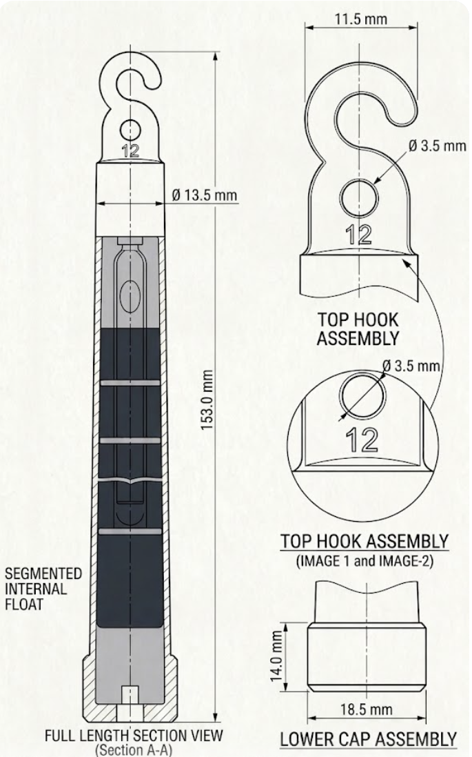 Black Stealth - Chemical Tactical Light Stick 6"