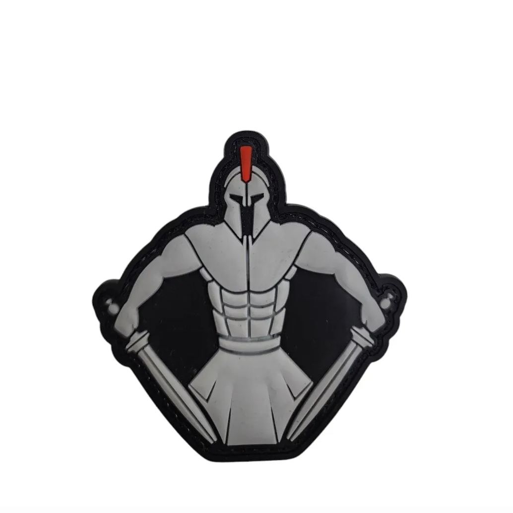Rubber Patch - Spartan With Two Sword