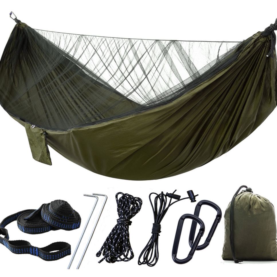 Military Hammock With Mosquito Netting