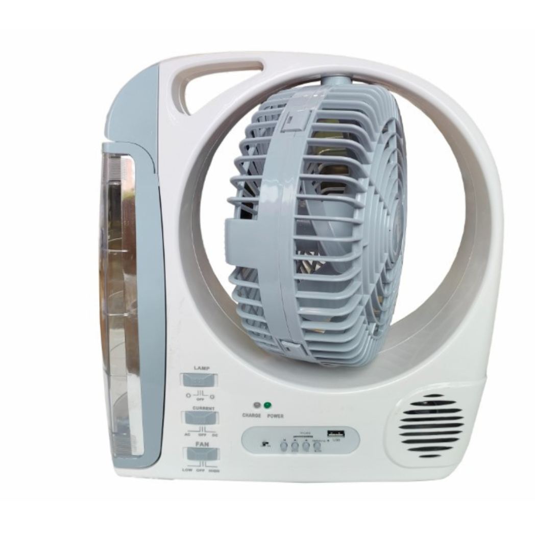N283 6 IN 1 Rechargeable Fan with LED Lamp 