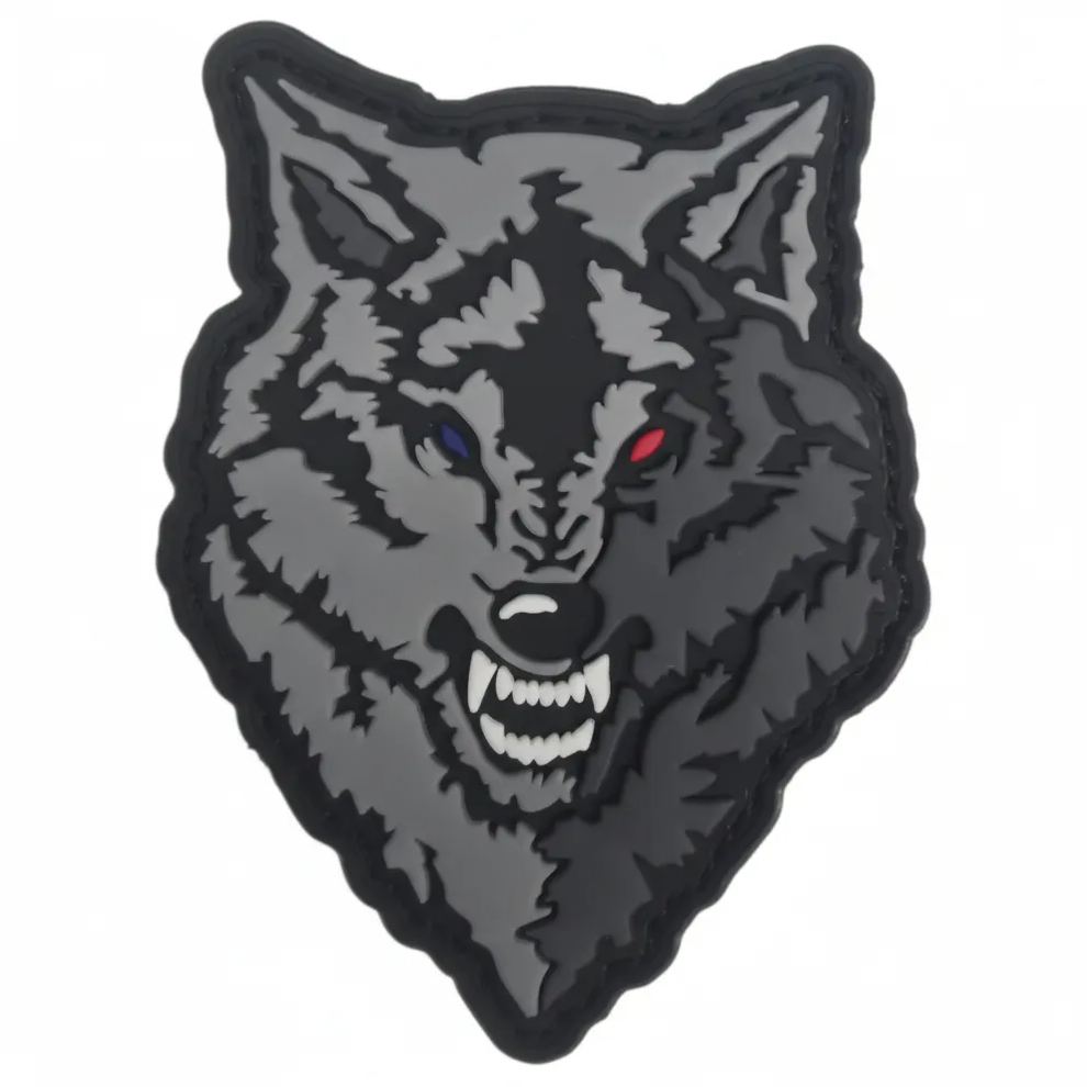 Rubber Patch - Wolf Head
