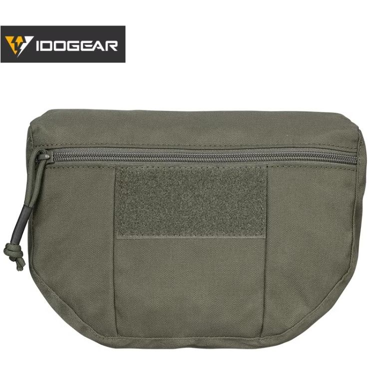 IDOGEAR - Hook and Loop Camo Tactical Vest Carrying Kit Bag Dump Pouch & Drop Pouch 