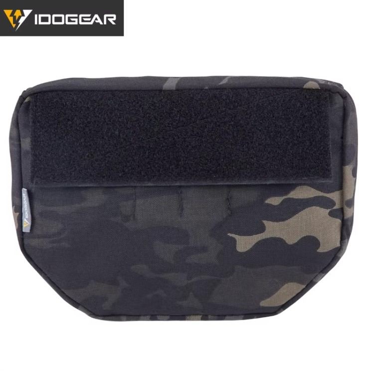 IDOGEAR - Hook and Loop Camo Tactical Vest Carrying Kit Bag Dump Pouch & Drop Pouch 