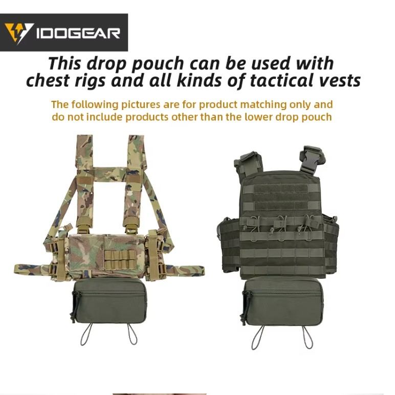 IDOGEAR - Drop Pouch for Tactical Vest Large