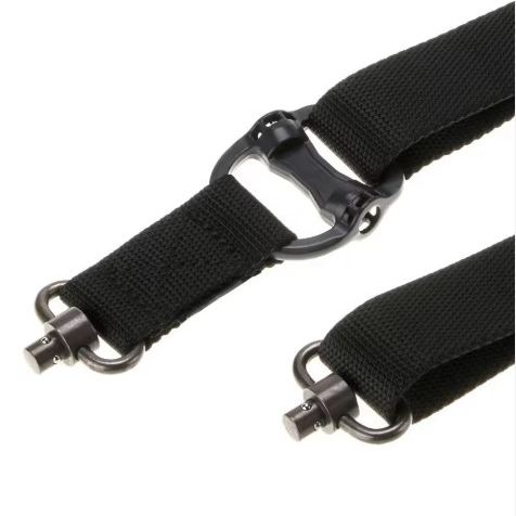 Black Stealth - Heavy Duty Dual QR Rifle Sling