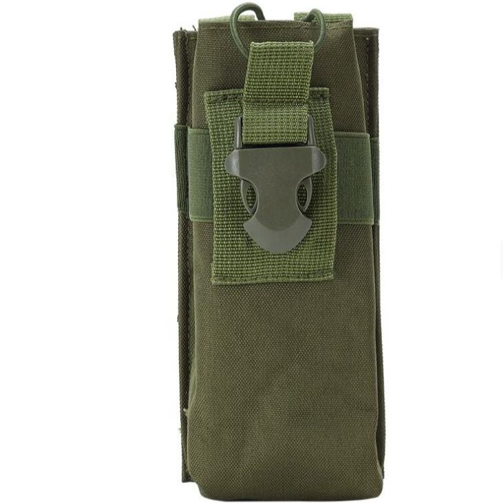 Black Stealth - Tall Bottle Molle Pouch V5