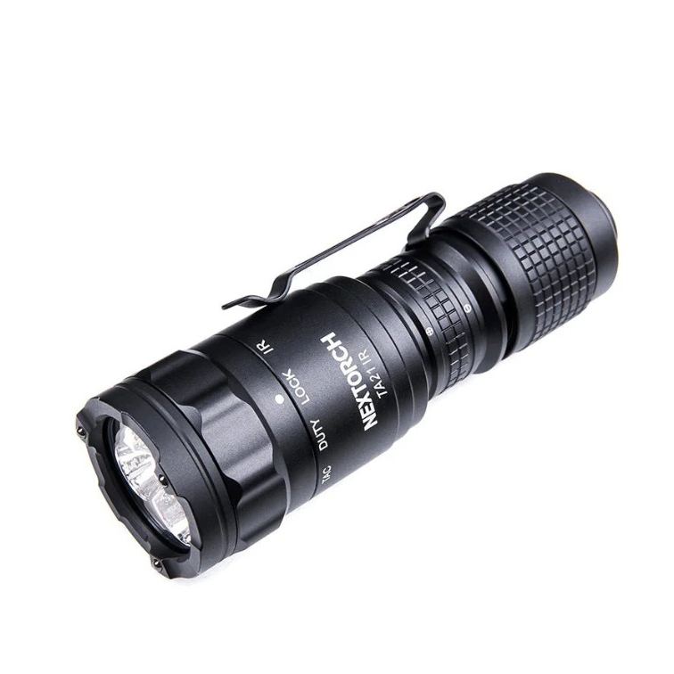 Nextorch - TA21IR - 1300 Lumens Dual light source EDC Tactical flashlight 