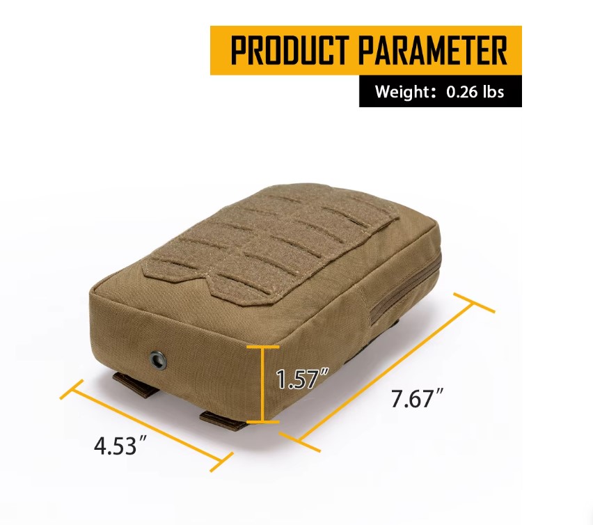 IDOGEAR - Molle Utility Organiser Pouch Vertical