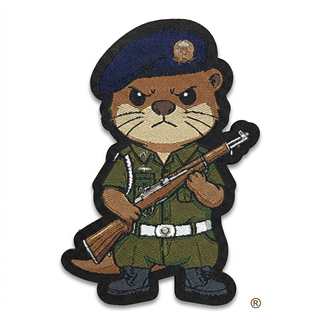 Woven Patch - Warrant Officer Dobhar-chú™ in SAF MP Uniform