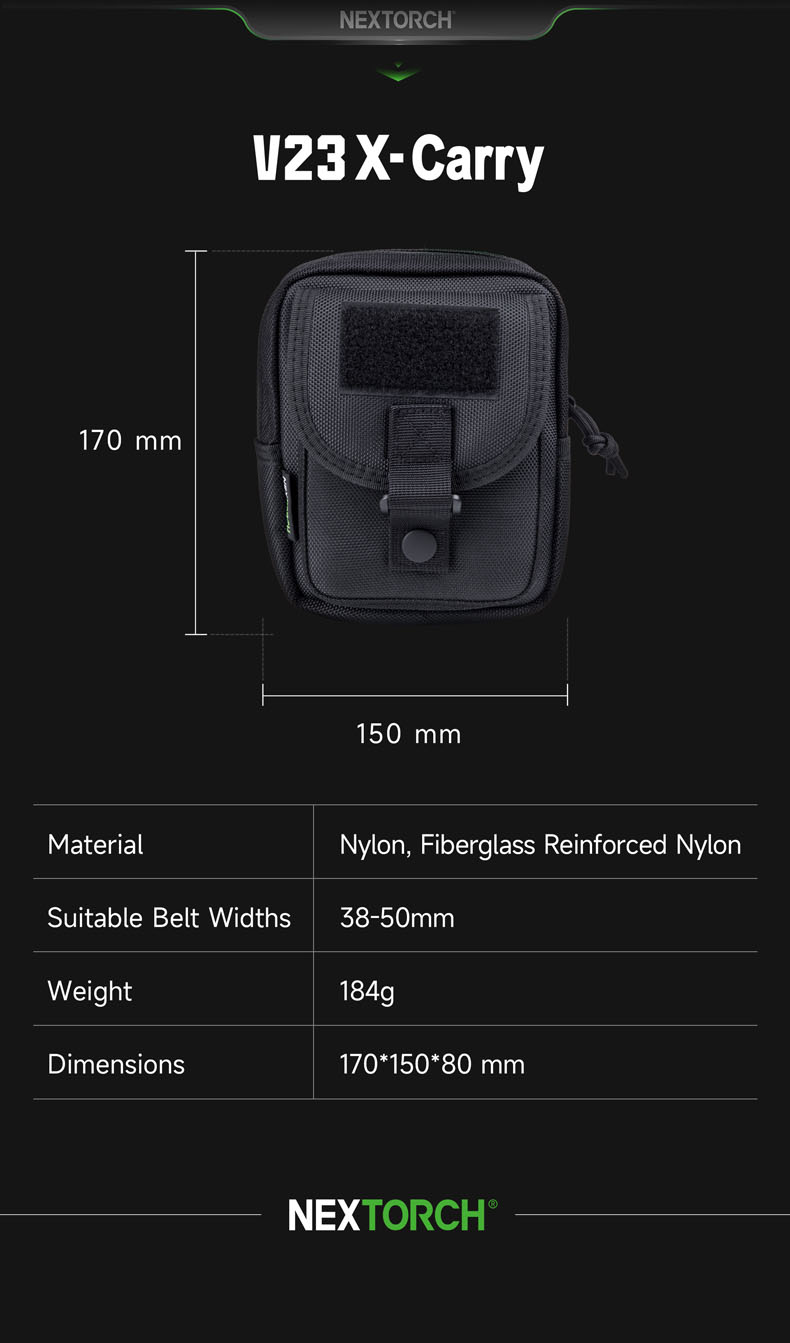 Nextorch - V23 Modular Utility Pouch