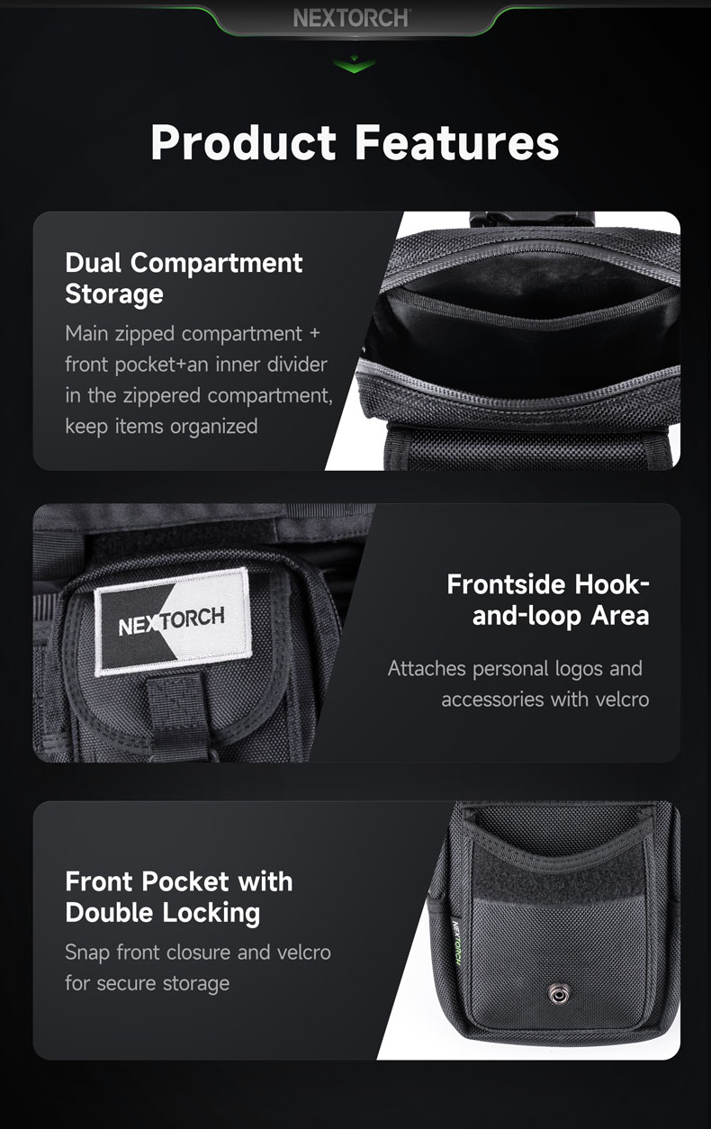 Nextorch - V23 Modular Utility Pouch