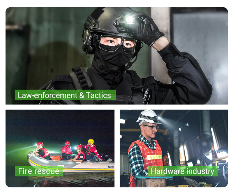 Nextorch - oStar Multi-function Tactical Helmet Headlamp