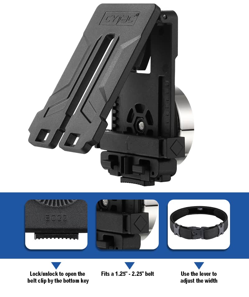 Cytac - CY-MMPBC Magnetic Tactical Belt Clip