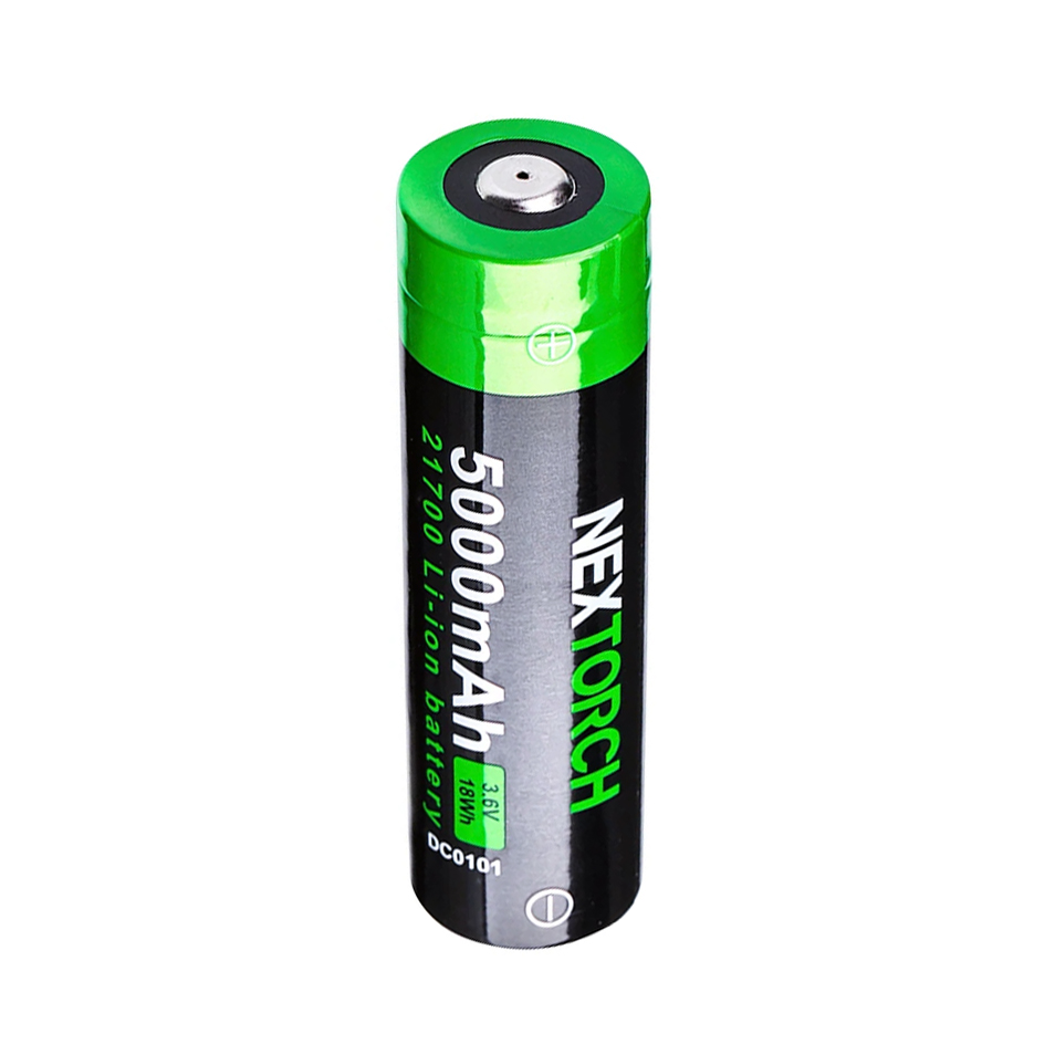 Nextorch - Lithium Ion Battery 21700 5000mah USB-C 
