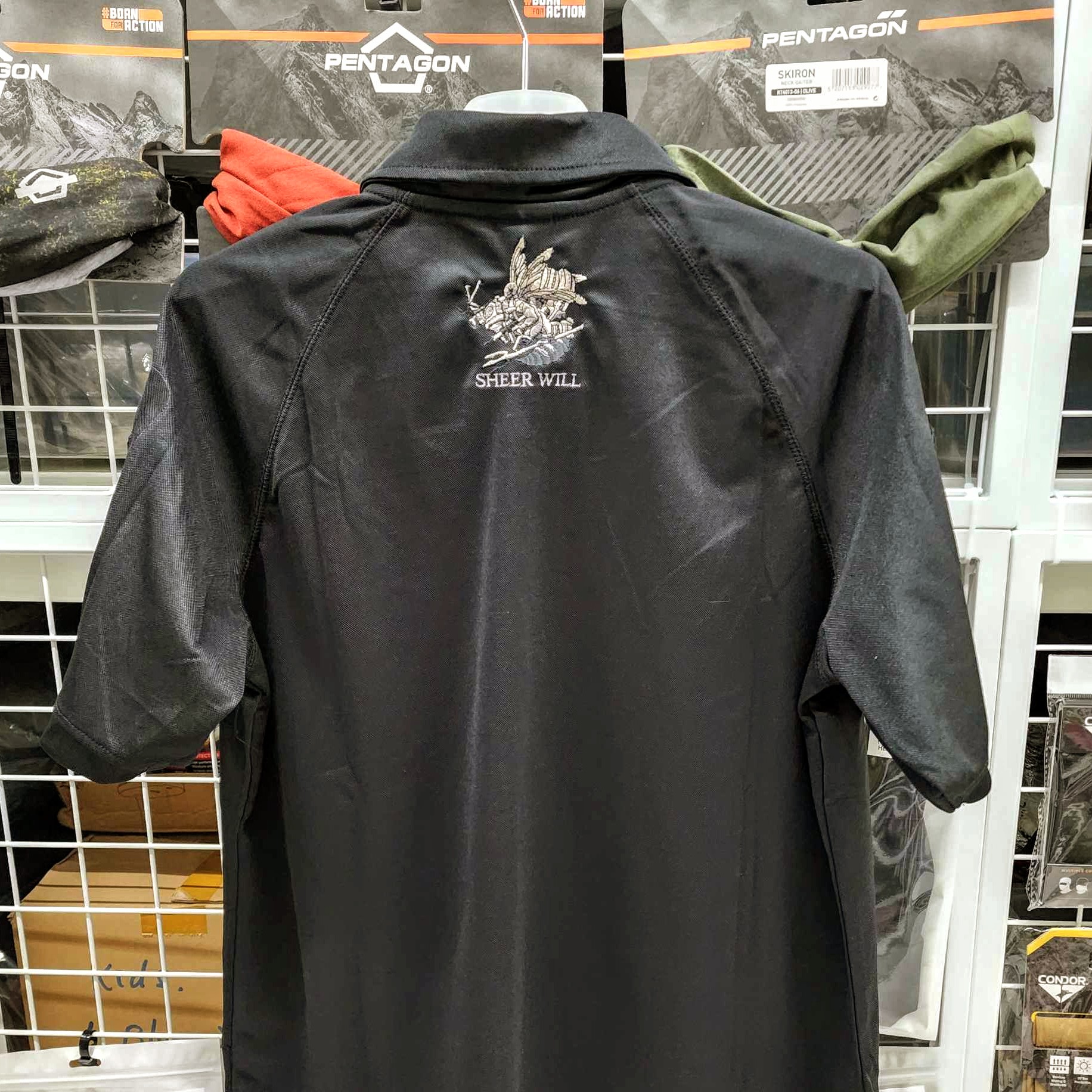 Black Stealth - Performance Tactical Polo T (Gen 4)