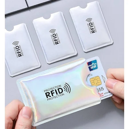RFID Blocking Credit/Debit/EZ-Link Card Sleeve 2pc