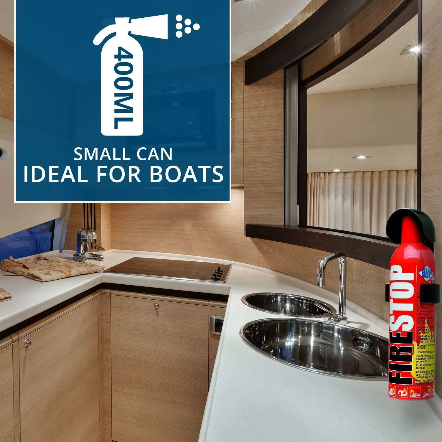 Super Help -  Original Fire Stop Fire Extinguisher | Authentic Made in Italy (400ml)