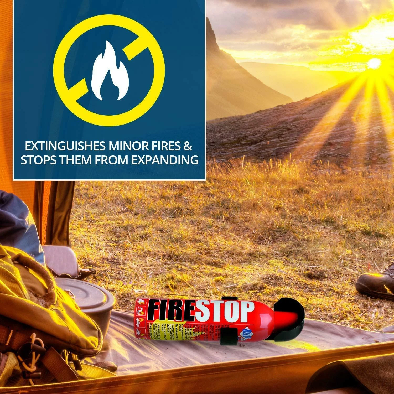 Super Help -  Original Fire Stop Fire Extinguisher | Authentic Made in Italy (400ml)