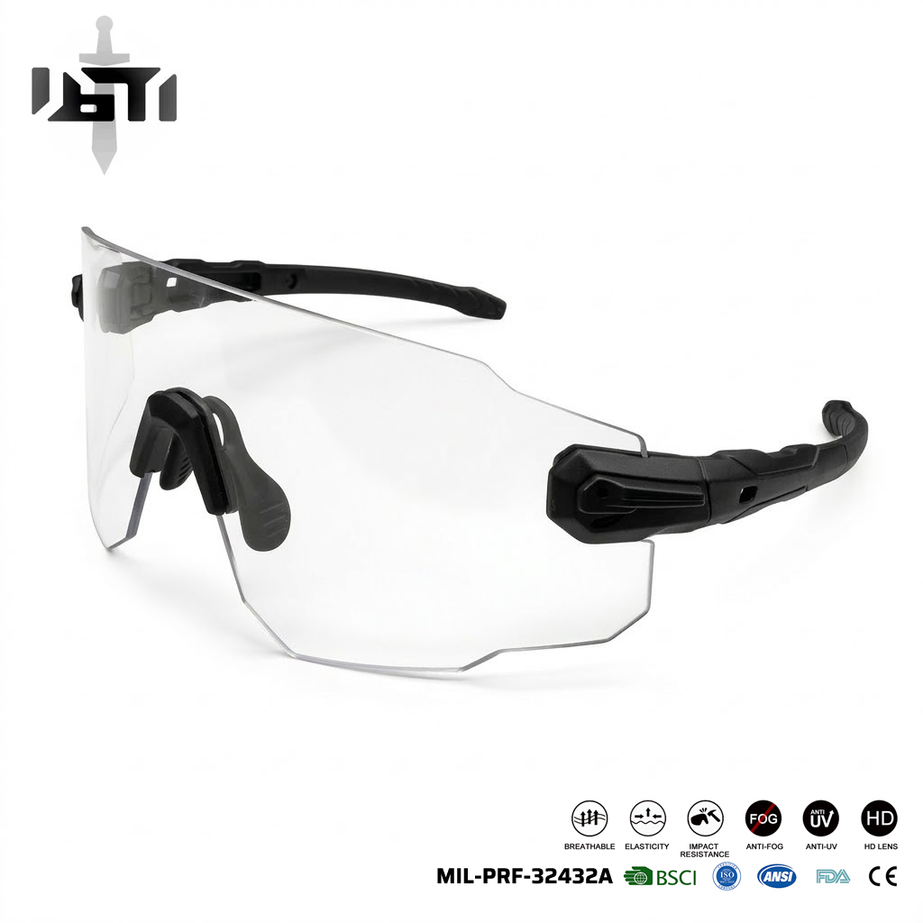 Black Stealth - Ballistic Shooting / Operations Safety Glasses (Asian Fit) GEN 2