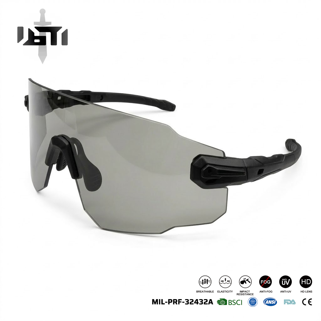 Black Stealth - Ballistic Shooting / Operations Safety Glasses (Asian Fit) GEN 2