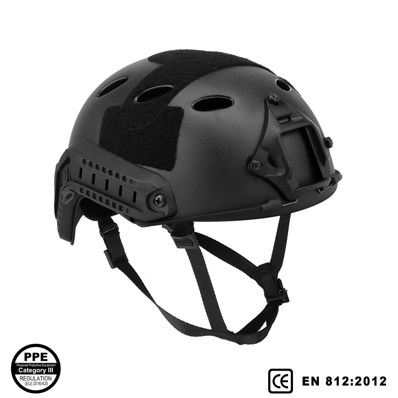 Black Stealth FAST Bump Helmet (EN Certified)