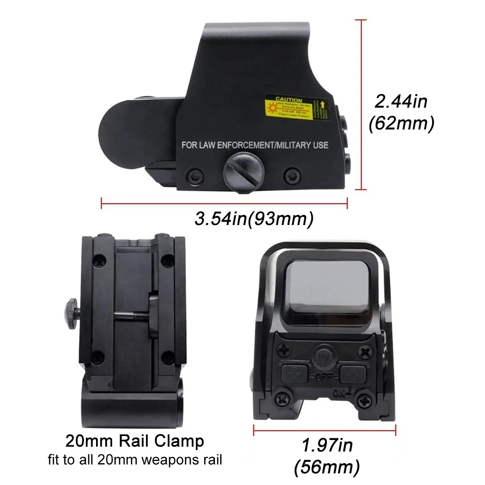 Black Stealth - Eotech 553 Holographic Sight