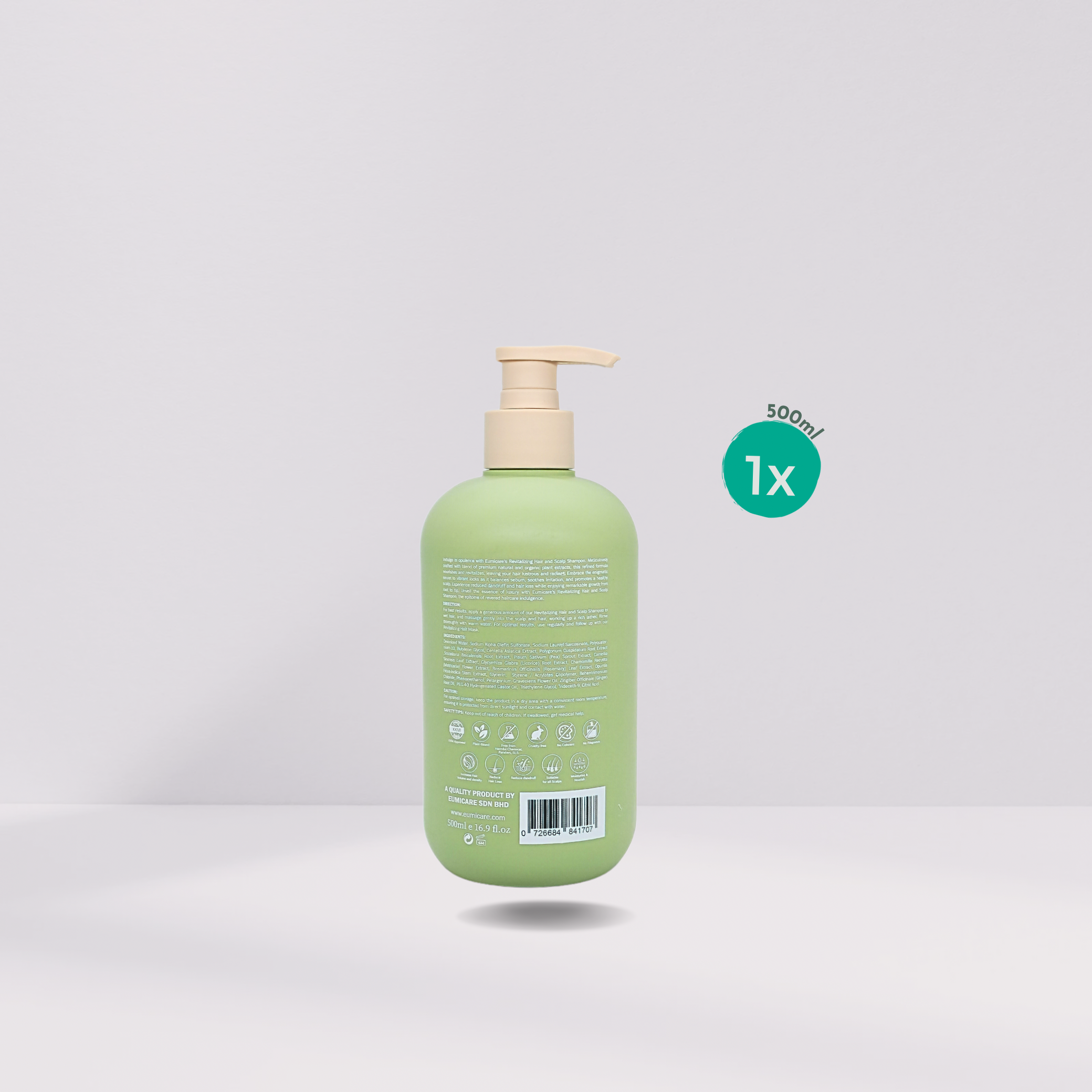 Revitalizing Hair and Scalp Shampoo (500ml)