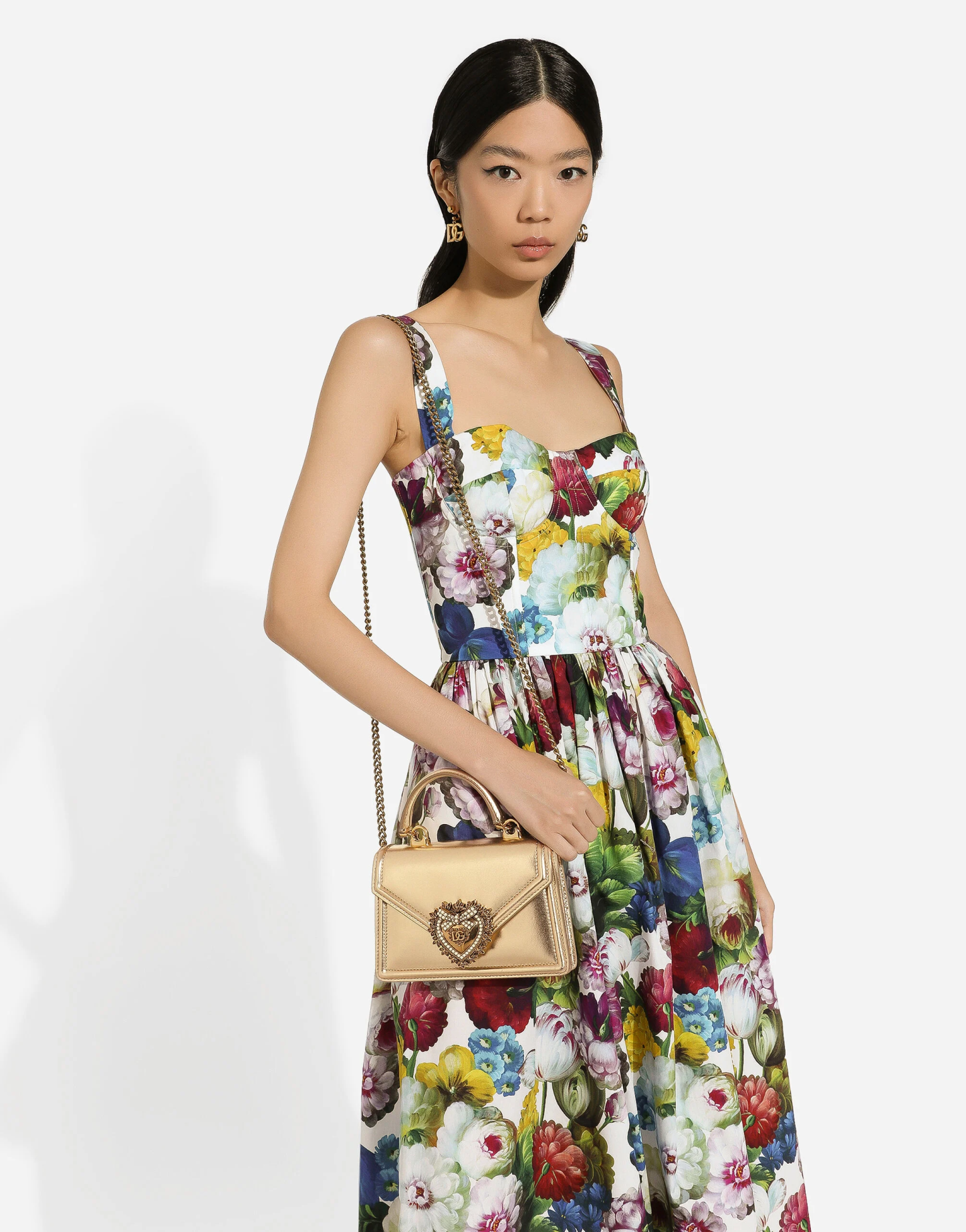 Small Devotion bag in nappa mordore leather