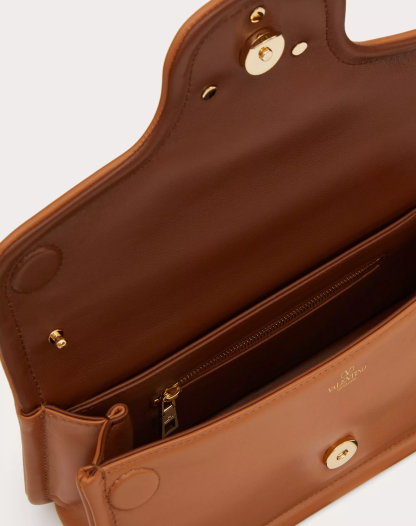 VALENTINO GARAVANI NAPPA LEATHER MEDIUM SHOULDER BAG