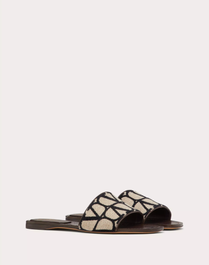 TOILE ICONOGRAPHE SLIDE SANDAL